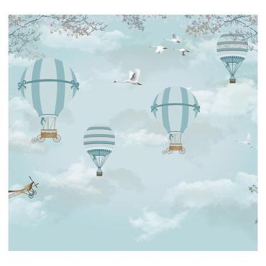 Imagem de Papel de Parede Adesivo Infantil Balões Bebe Quarto Menino - 557pcp - 