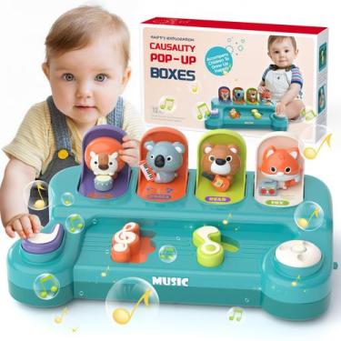 Imagem de Montessori Toys usrela Pop-up Animal com música de 6 a 18 meses