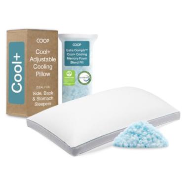 Imagem de Travesseiro King Eden Cool+ Coop Home Goods, Espuma Viscoelástica com Gel Refrescante, Ajustável