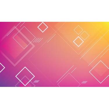 Imagem de Quadro Decorativo com Estampa Abstract Geometric For 30 x 30 Papel 2 unidades