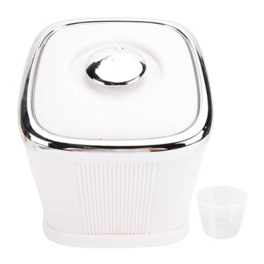 Imagem de Contêiner de armazenamento de arroz 8l Excelente vedação à prova de poeira, economia de cereal, dispensador de arroz de coroa para armário de cozinha em casa