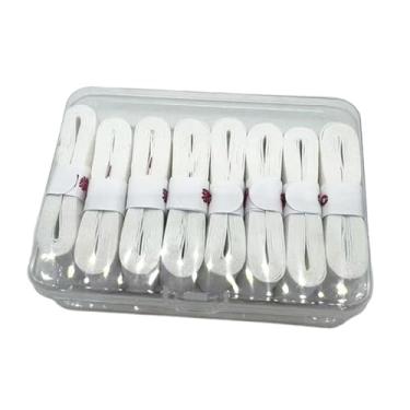 Imagem de Generic Fita adesiva para raquete de tênis, 8 peças, para raquete de tênis, absorção de suor, seca confortável, envoltório de cabo de alto, Branco