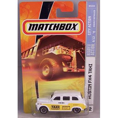 Imagem de Matchbox 2008 #52 Austin FX4 Taxi White & Yellow [Toy]