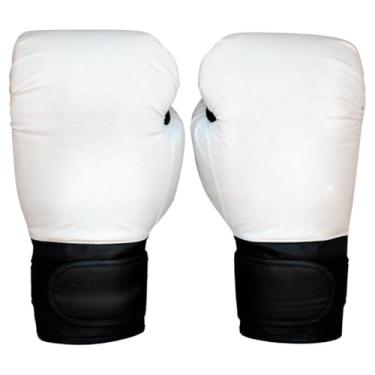 Imagem de Luva De Boxe/Muay Thai e Kickboxing - Round Fight (Branco,12oz)