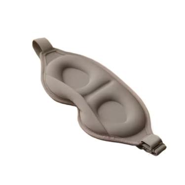 Imagem de Máscara Tapa Olho Confortável 3D Design Da Asa Do Nariz À Prova De Luz Sem Pressão Material Frio Espuma Macia - PREM(2,Cinza)