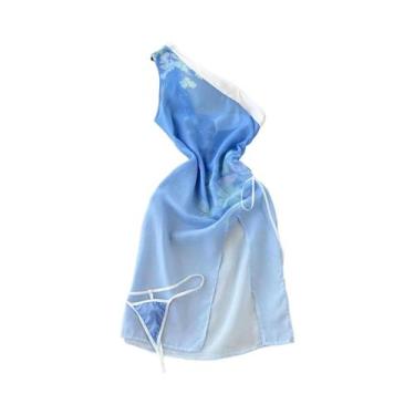 Imagem de Conjunto De Top Cropped Sem Mangas Com Babados Rosa E Saia Mini Em 2 P