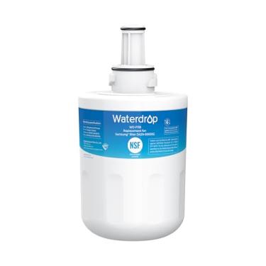 Imagem de Waterdrop Filtro de água da geladeira DA29-00003G, substituição para Samsung DA29-00003G, DA29-00003B, DA29-00003A, Aqua-Pure Plus, HAFCU1, RFG237AARS, FMS-1, RS22HDHPNSR, RSG257AARS, WSS-1, 1 filtro