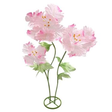 Imagem de Flores de papel gigantes para decoração, flores artificiais enormes elegantes, grandes, decorativas, feitas à mão, banquete, fundo, festa, chá de bebê, fotografia, adereços, vitrine, decoração de casa