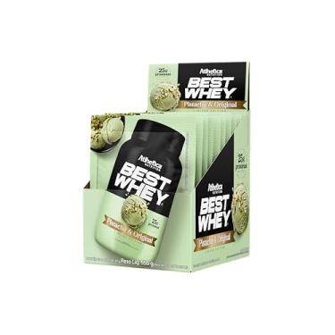 Imagem de Best Whey Atlhetica Nutrition, Proteína em Pó Sabor Pistache, 25g Proteína por Porção, 37g