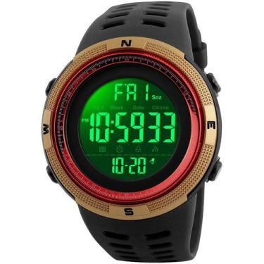 Imagem de Relógio LED digital masculino FANMIS Sports 50m resistente à água