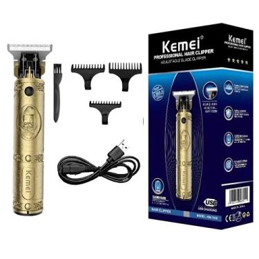 Imagem de Aparador de Cabelo e Barba Sem Fio Recarregável Design Premium e Alta 