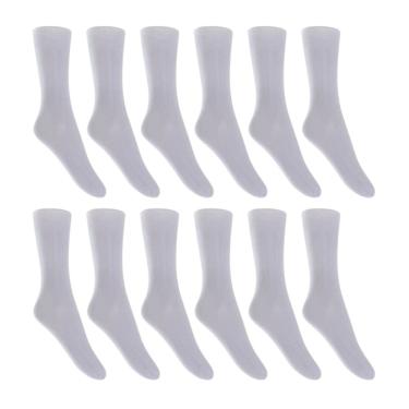 Imagem de Kit 12 Pares Meia Social Masculina - 38/44