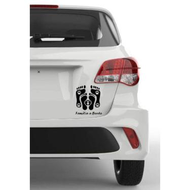 Imagem de Adesivo Para Carro Família A Bordo