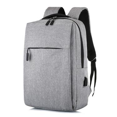 Imagem de Mochila impermeável para laptop 39L com porta USB cinza 44x31x5cm