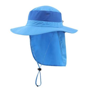 Imagem de Sun Hat Home Prefer Outdoor UPF50+ Mesh Wide Brim (azul)