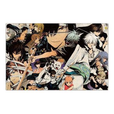 Imagem de Quebra Cabeça Gintama Personalizado 120 Peças 002 - Pomps Geek