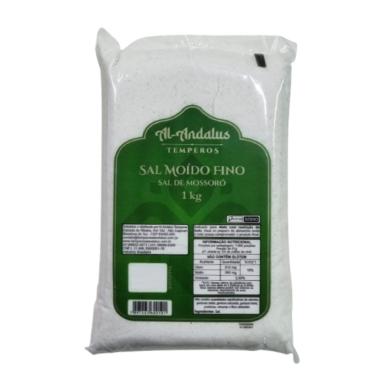 Imagem de Kit 6X: Sal Marinho de Mossoró Sem Iodo Al Andalus 1kg