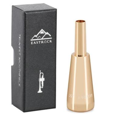 Imagem de Boquilha para trompete EASTROCK 1.5C em latão em forma de bala pesada