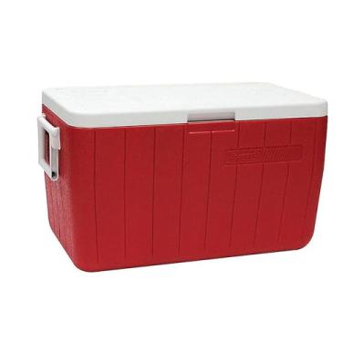 Imagem de Coleman, Caixa Térmica 48 QT (45,4 L), 64 Latas, Vermelho