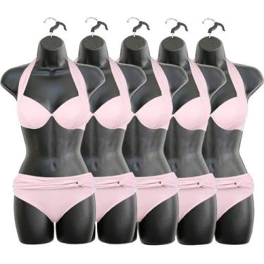 Imagem de Mannequin DisplayTown feminino, quadril, torso comprido, preto, tamanh