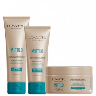 Imagem de 1007LW-Kit Equilibrante Mirtilo - Shampoo, Condicionador e Máscara LOWELL