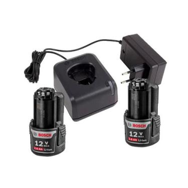 Imagem de Kit Carregador GAL12V20 com 2 Bat. 12V 2Ah GBA12V Bosch