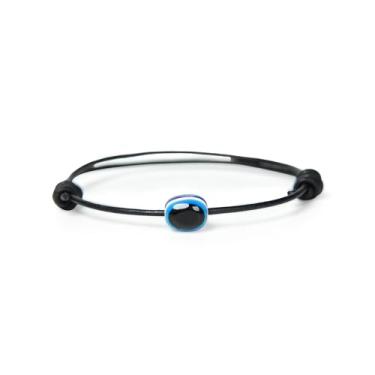 Imagem de GENIQUE Pulseira de couro com olho turco para mulheres, homens, pulseira vermelha ajustável para proteção, amuleto de pulseira vermelha, Free Size, Couro Vidro, Sem Pedra Preciosa