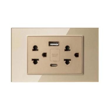 Imagem de Adaptador De Parede USB Tipo-C 3.1A De Carregamento Rápido Inteligente