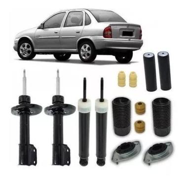 Imagem de 4 Amortecedor+ 4 Kit Suspensão Corsa Classic 2008