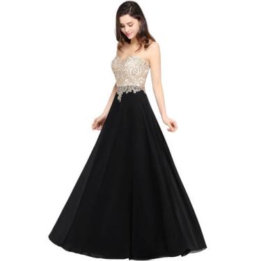 Imagem de Vestido de noite BABYONLINE D.R.E.S.S. Elegant Party Black Chiffon