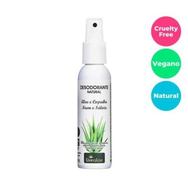 Imagem de Desodorante Natural de Aloe e Copaíba 120ml - Livealoe