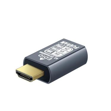 Imagem de FUERAN 8K/30Hz 4K/120Hz HDMI 2.1 ficha fictícia, emulador de exibição virtual, plugue fictício displayport 4k 120hz, adaptador de exibição fantasma sem cabeça, monitor 8K 4:3 EDID 3840x2160@120HZ (8K