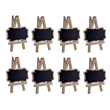 Imagem de Kit Mini Lousa Cavalete Madeira P/Identificar Comida Festa Buffet Decoracao Casamento Lousinha (8)