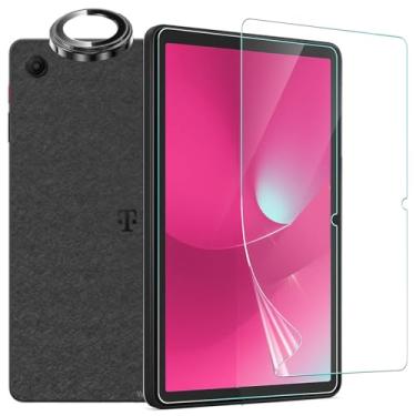 Imagem de Anbzsign Pacote 2+1 compatível com protetor de tela T-Mobile REVVL Tab 2 e protetor de lente de câmera, antirreflexo, filme PET fosco para desenho T-M REVVL Tab 2 5G 10,1 polegadas (2025).