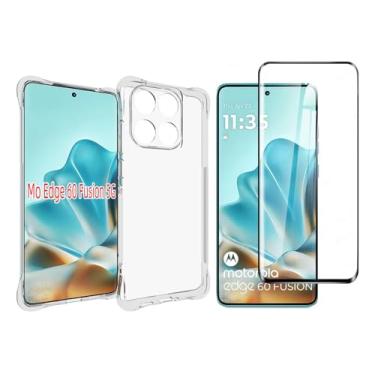 Imagem de Capa Capinha Case + Película de Cerâmica para Motorola Moto Edge 60 Fusion