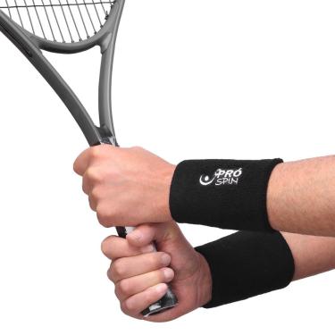 Imagem de Munhequeira Pró Spin Longa Preta