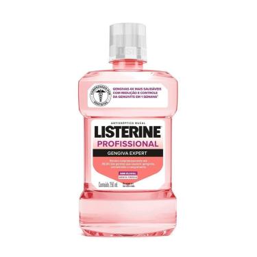 Imagem de Antisséptico Bucal Listerine Profissional Gengiva Expert Sabor Menta Fresca Sem Álcool 250ml