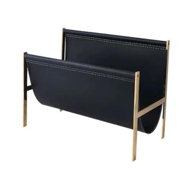 Imagem de IEUDNS Porta-revistas, expositor decorativo para casa, moderno, para jornais, ideal para mesa ou sala de estar, Azul