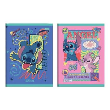 Imagem de Caderno Brochurão Foroni Stitch 60 Folhas - Embalagem com 10 Unidades 