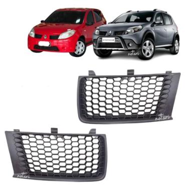 Imagem de Par Grade Parachoque Sandero 2008 2009 2010 2011