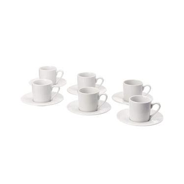 Imagem de Xícara De Café Branca Porcelana 90Ml 6 Peças - Hauskraft