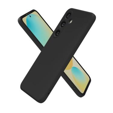 Imagem de oakxco Capa de silicone para Samsung Galaxy S24 Fe, ultrafina e fina para mulheres e meninas, cor lisa lisa minimalista estética fofa design feminino, gel de borracha macia TPU com capa para câmera
