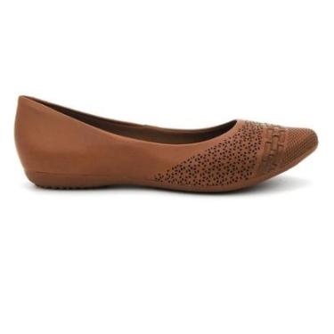 Imagem de Sapatilha Bottero 353317 Bico Fino Couro Macia Leve Feminino-Feminino