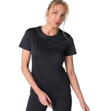 Imagem de Camiseta Feminina Fila 1169202 Basic Sports III, Preto, G