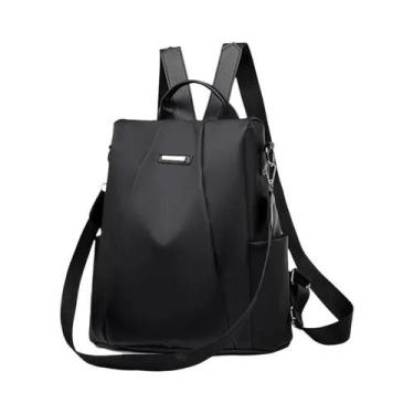 Imagem de Mochila Feminina De Grande Capacidade Em Nylon Impermeável Com Alça De