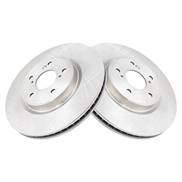 Imagem de TRQ Conjunto de 2 pares de rotor de freio a disco dianteiro LH RH para 2018-2020 Accord 2017-2020 CR-V