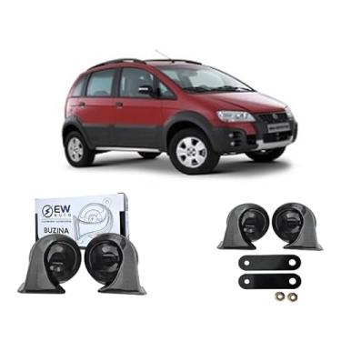 Imagem de BUZINA AUTOMOTIVA CARACOL (PAR) GRAVE/AGUDO PARA IDEA 2005 >2016 - TIGER AUTO