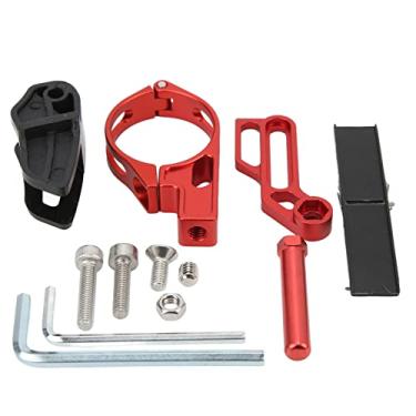 Imagem de KIMISS Protetor Universal de Guia de Corrente para Mountain Bike Lebycle - Corrente de Bicicleta de Liga de Alumínio Rs para Tubos Verticais de 31,8-34,9 Mm (Vermelho)