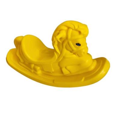 Imagem de Gangorra Balanço Infantil Cavalinho Amarelo - Multiplastic