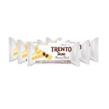 Imagem de Kit 5 Chocolate Trento Mini Branco Dark 16g